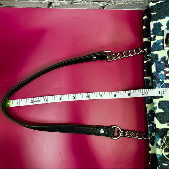 Anne Klein Handbag Colorful with Silver Chain Hardware - Picture 11 of 12